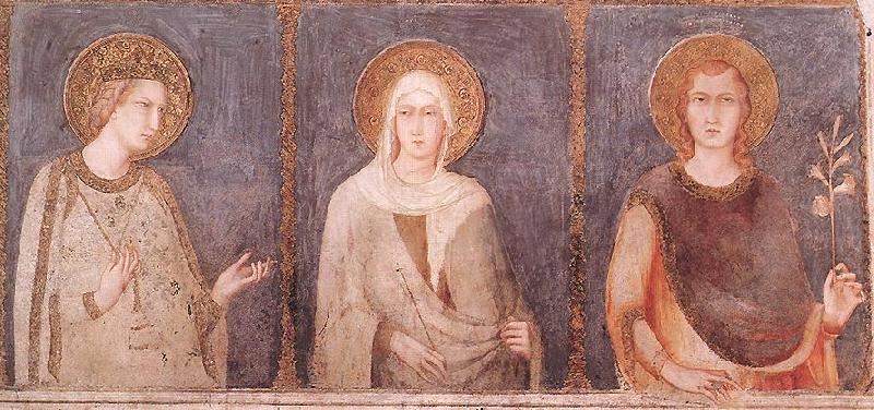 Simone Martini St Elisabeth, St Margaret and Henry of Hungary Germany oil painting art